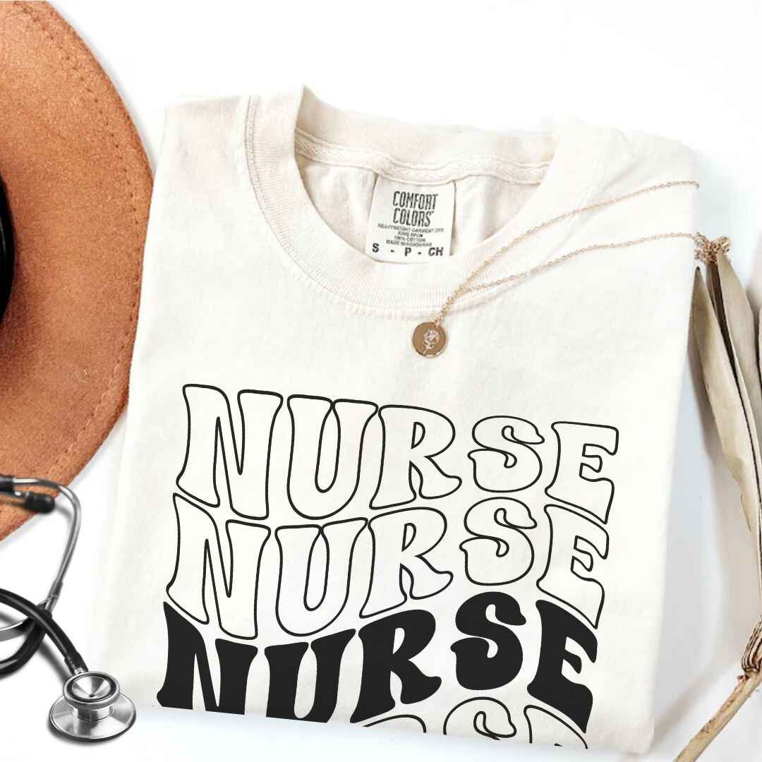 General Nurse Wavy Nurse T-shirt