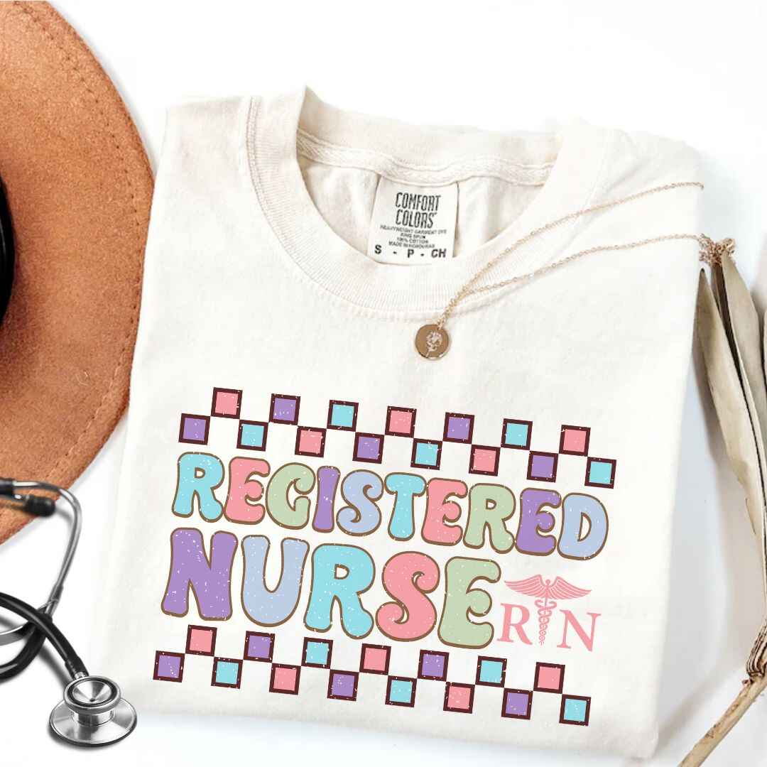 Registered Nurse Retro T-shirt