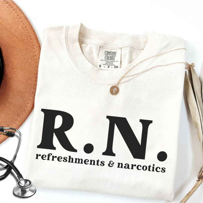 Refreshments & Narcotic Funny T-shirt