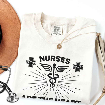 Nurses Are The Heart Of Healthcare T-shirt