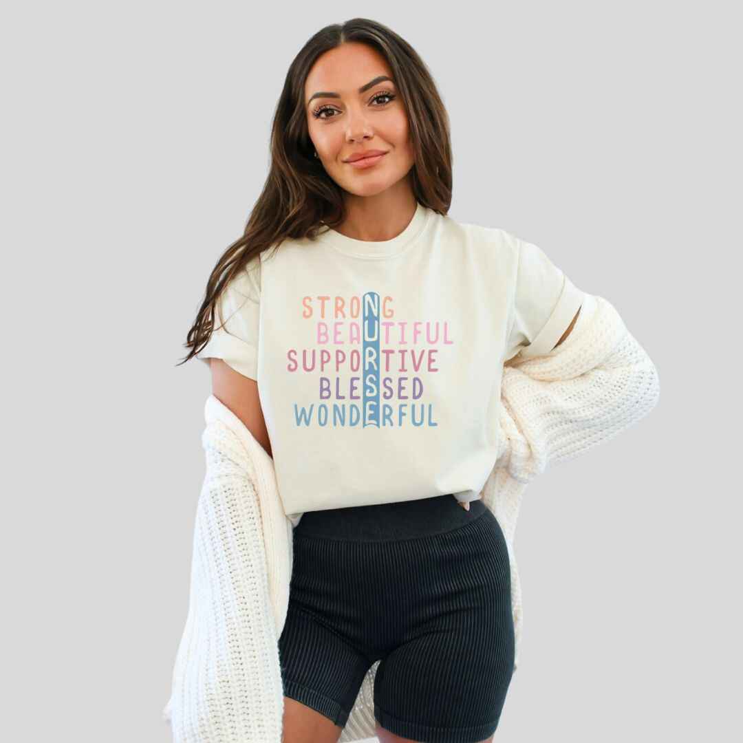 Retro Nurse Scrabble T-shirt
