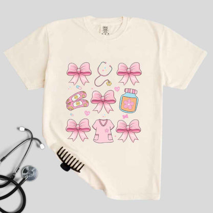 Girly Coquette Nurse T-shirt