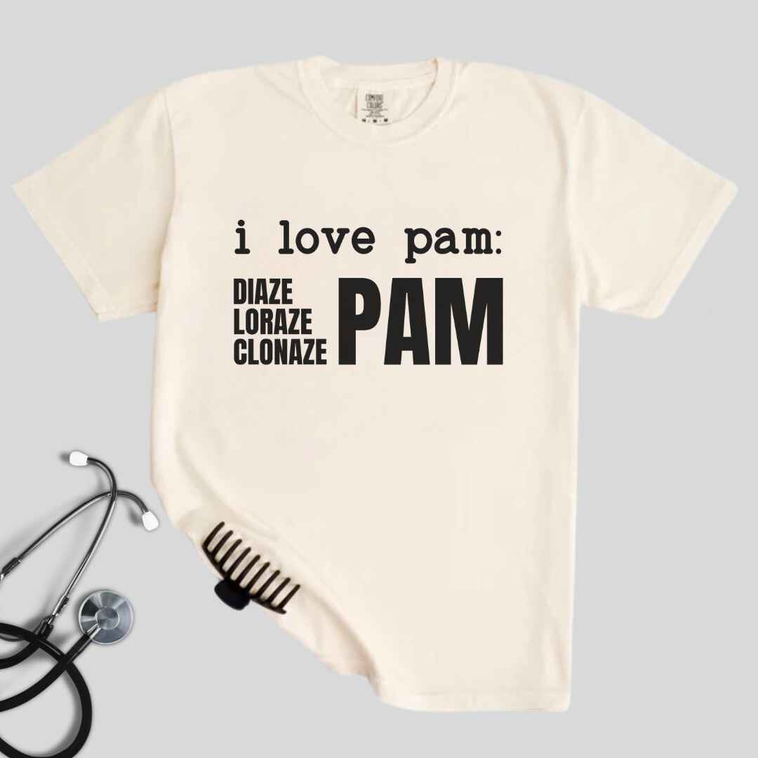 I Love Pam Funny T-shirt