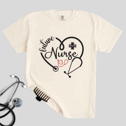 Future Nurse Heart Stethoscope T-shirt