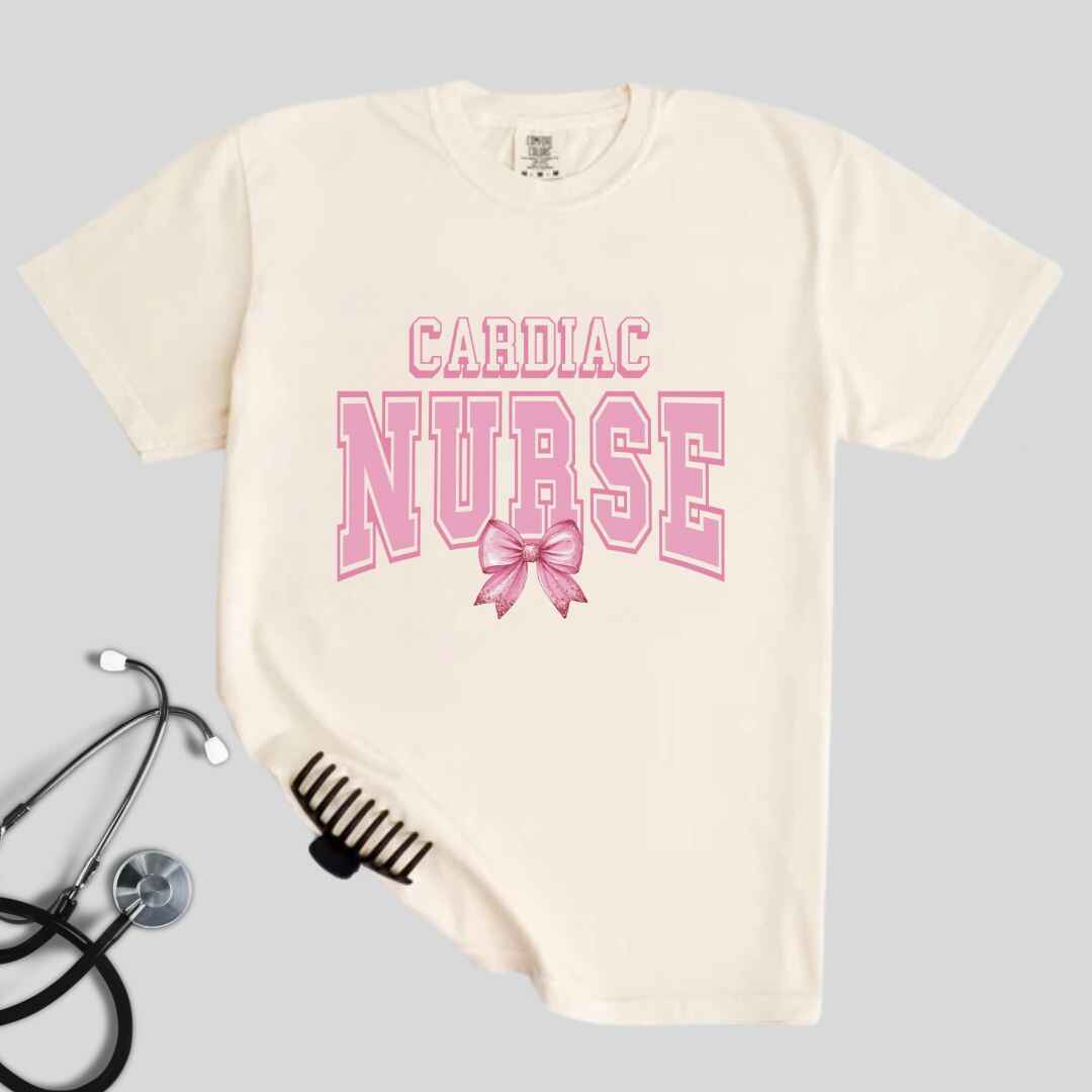 Cardiac Nurse College Coquette T-shirt