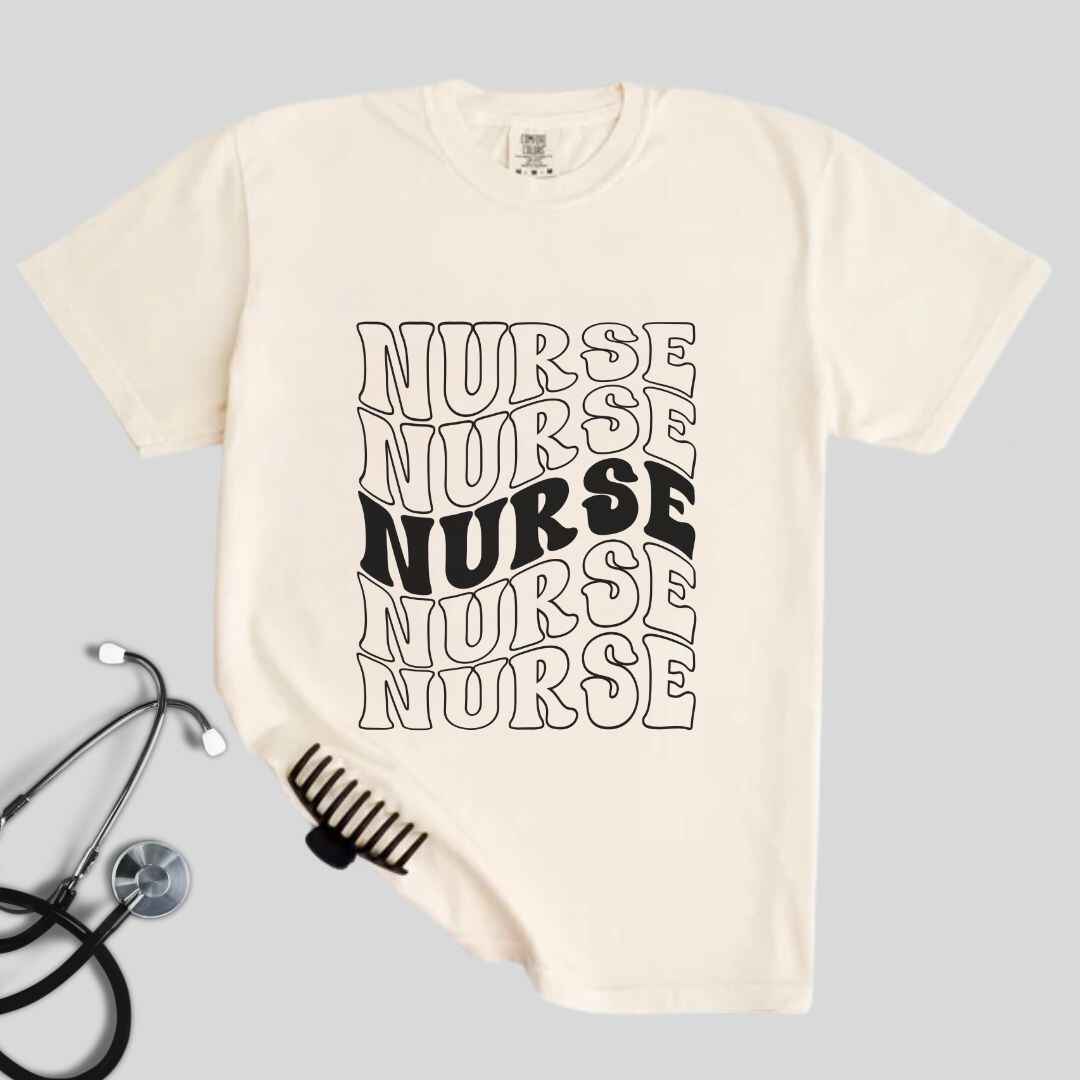 General Nurse Wavy Nurse T-shirt