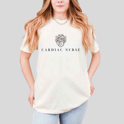 Cardiac Nurse Heart Anatomy Minimalist T-shirt