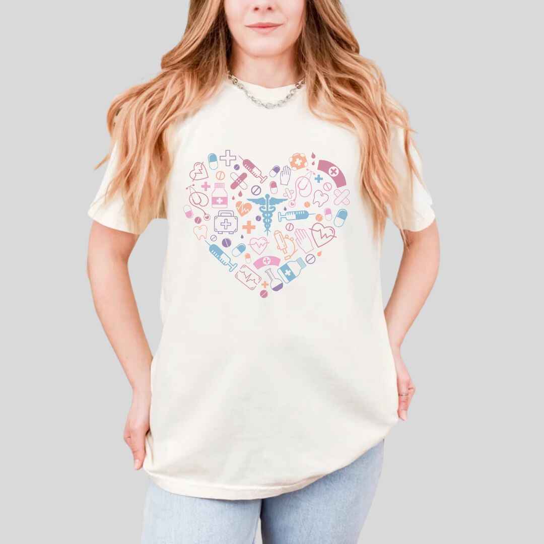 Colorful Heart Medicine T-shirt