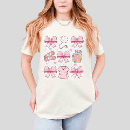 Girly Coquette Nurse T-shirt