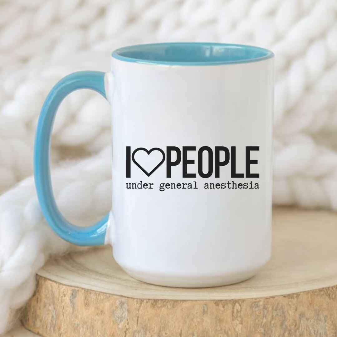 I Love People Funny Mug