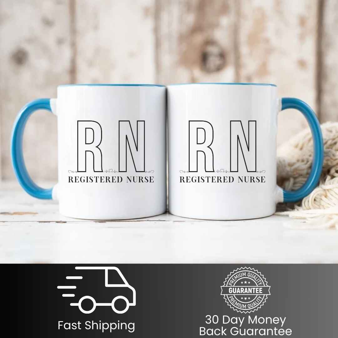 Registered Nurse RN EKG Mug