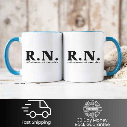 Refreshments & Narcotics Funny Mug