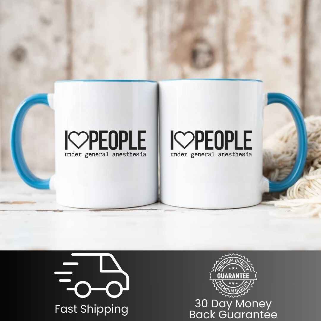 I Love People Funny Mug