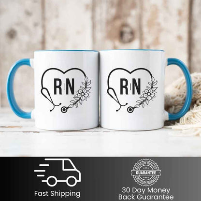 Registered Nurse _Heart Stethoscope_ Mug