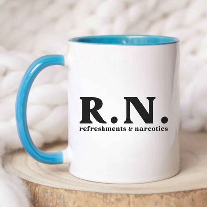 Refreshments & Narcotics Funny Mug