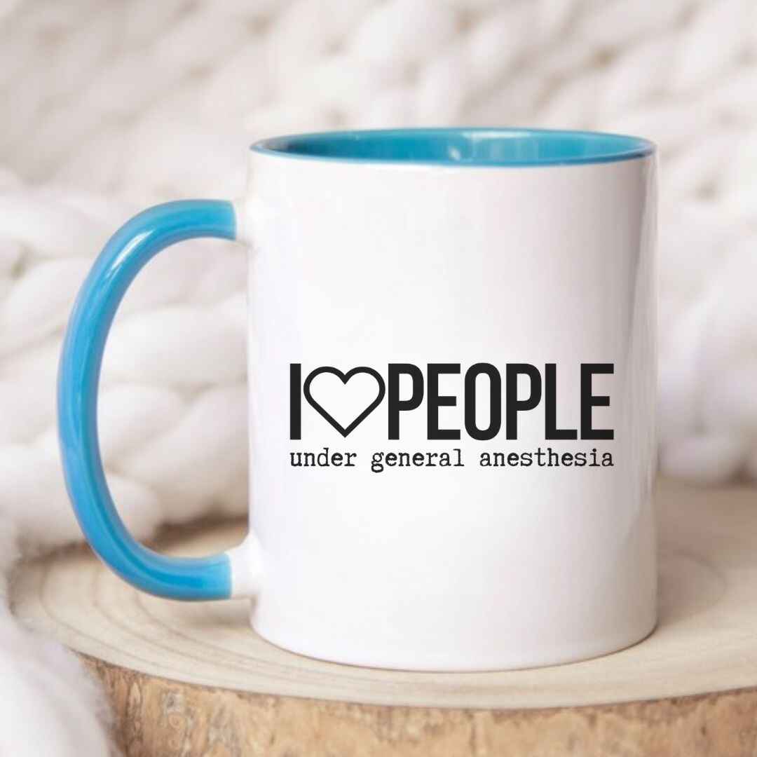 I Love People Funny Mug