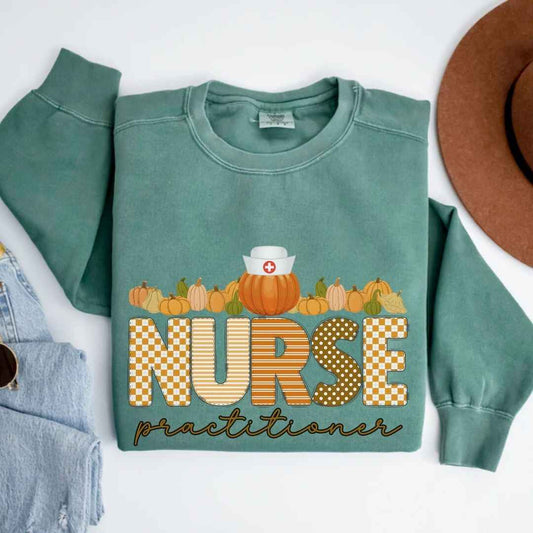 Nurse Practitioner Pumpkin Fall Sweatshirt