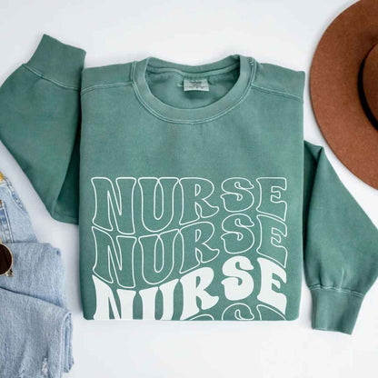 General Nurse Wavy Nurse Sweatshirt