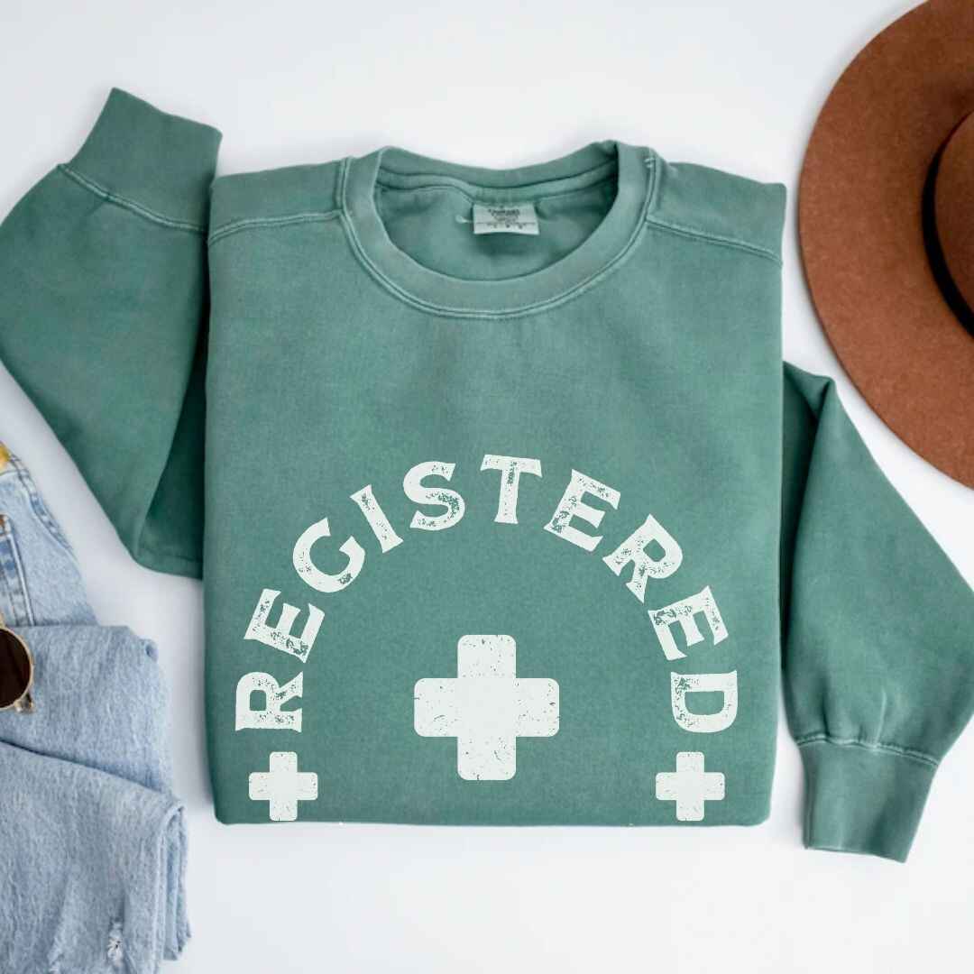 Rustic Registered Nurse Sweatshirt