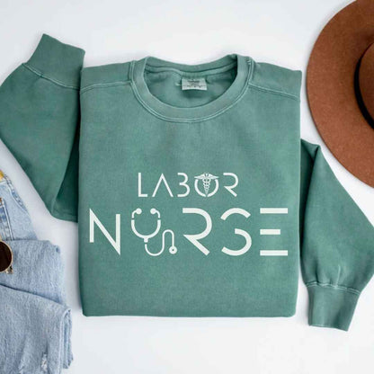 Labor And Delivery L&D Minimalist Nurse Sweatshirt