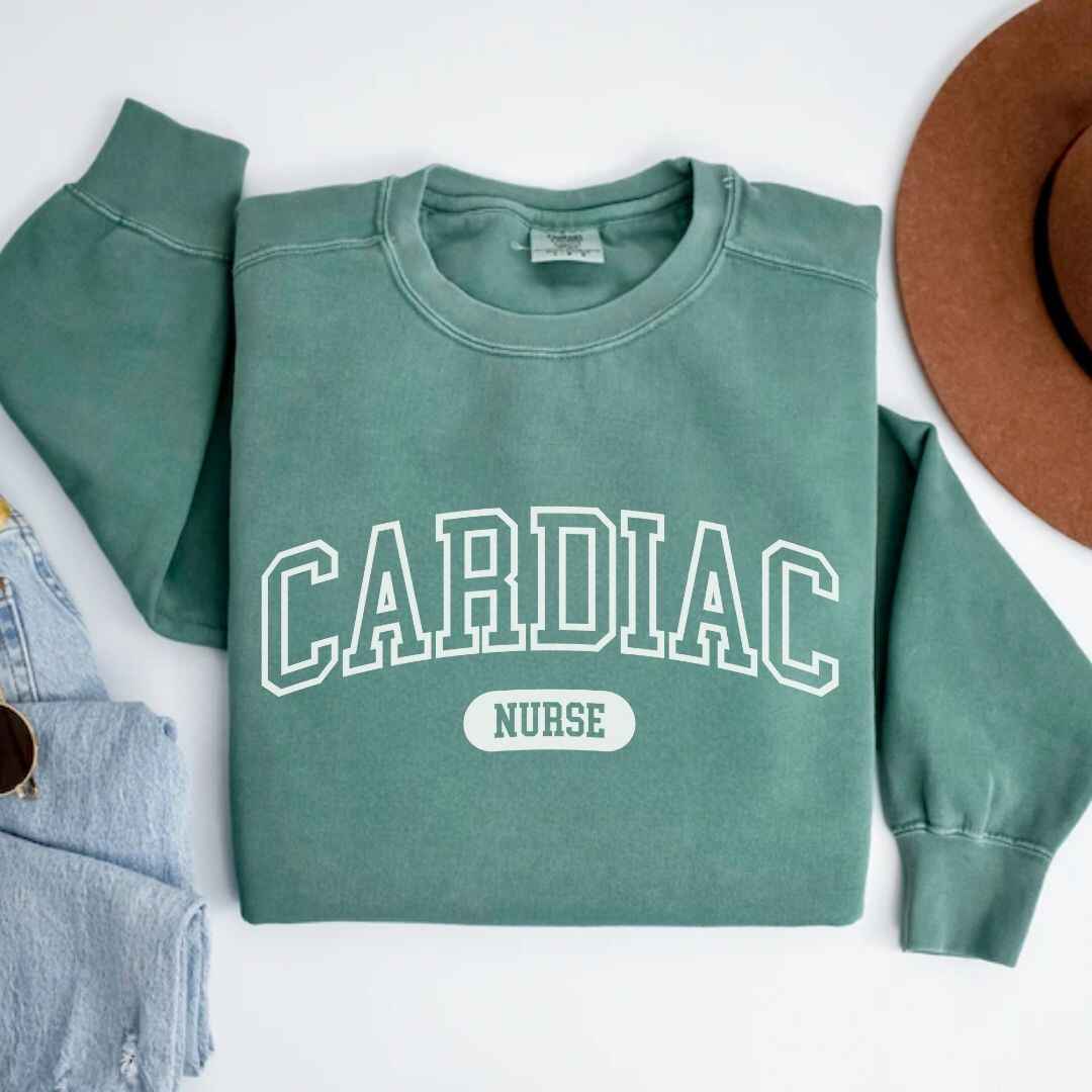 Cardiac Nurse College Sweatshirt