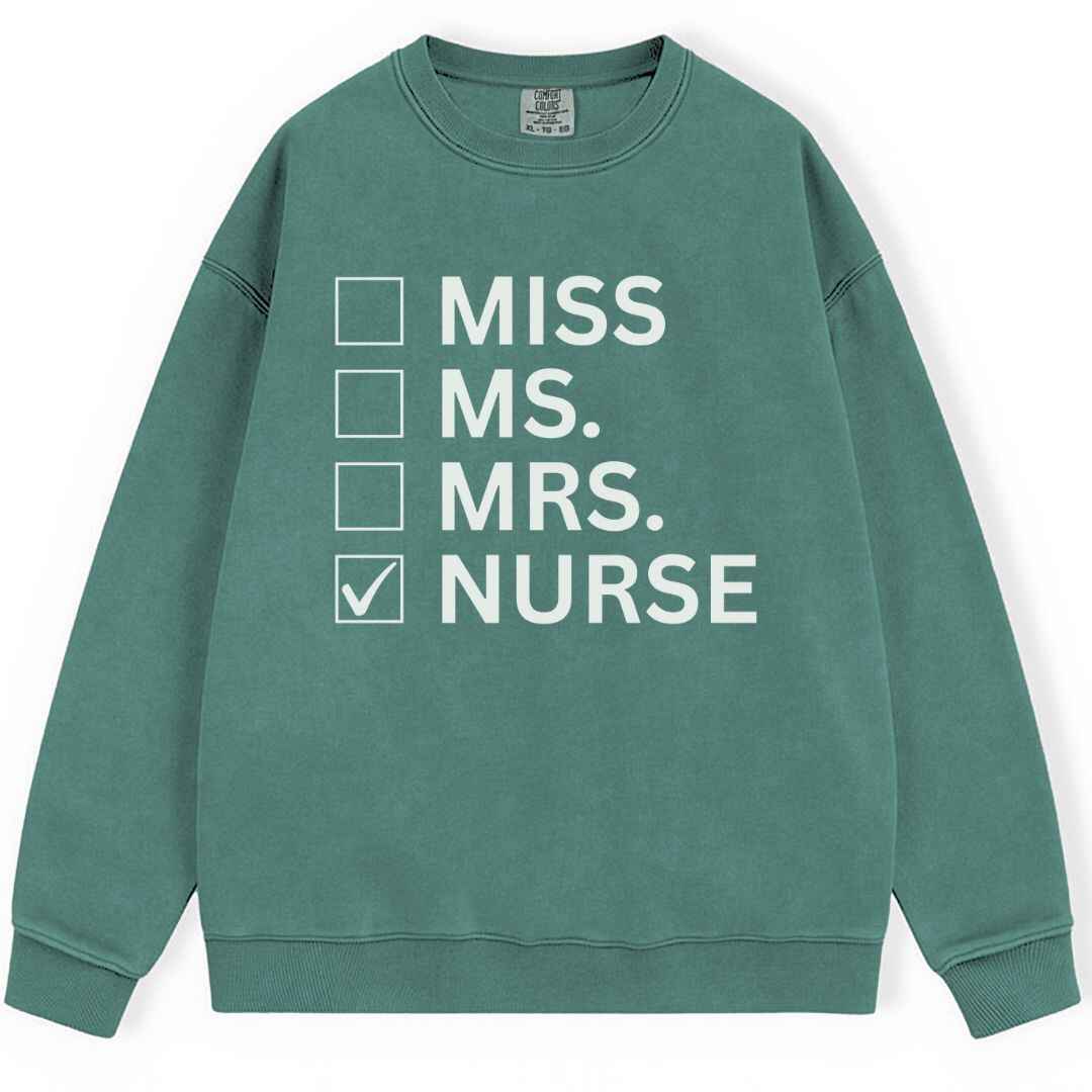 Nurse Checkbox Sweatshirt