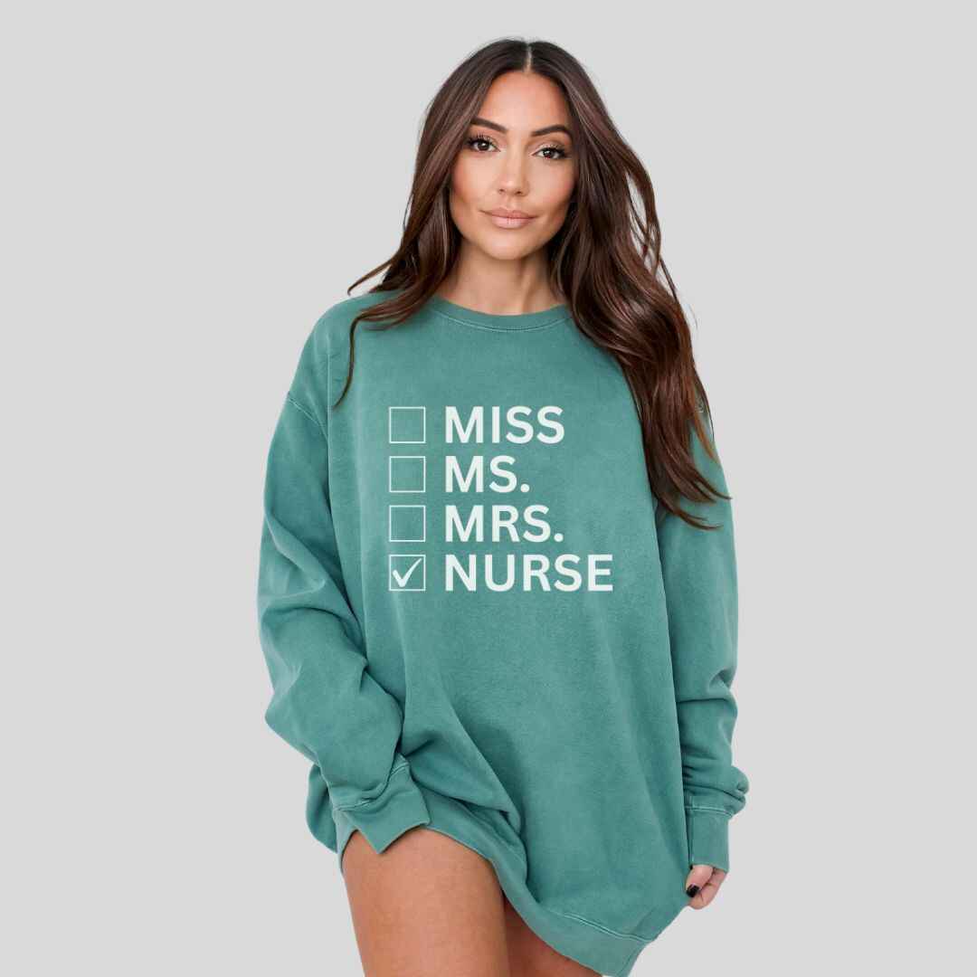 Nurse Checkbox Sweatshirt