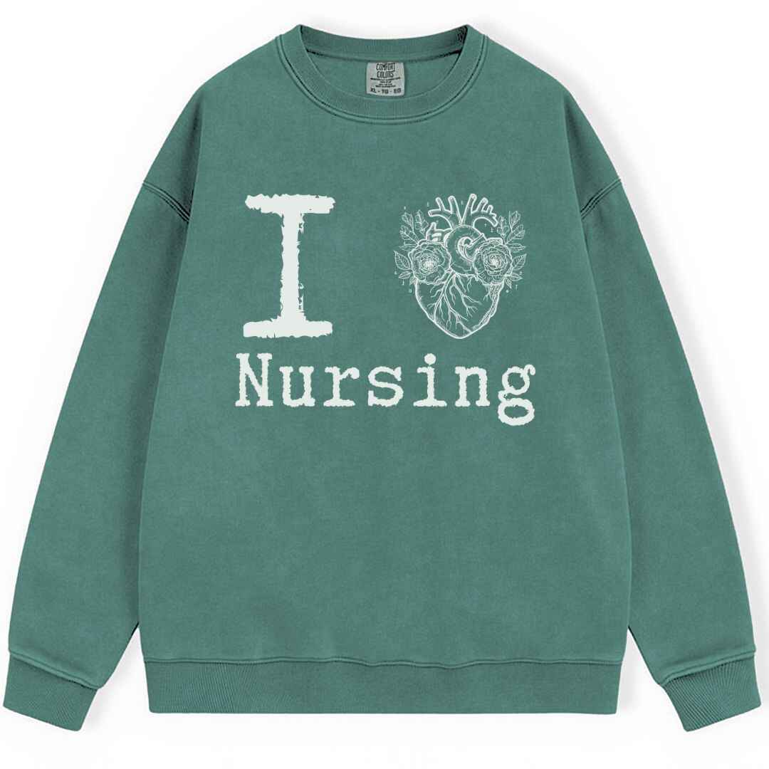 I Heart Nursing Sweatshirt