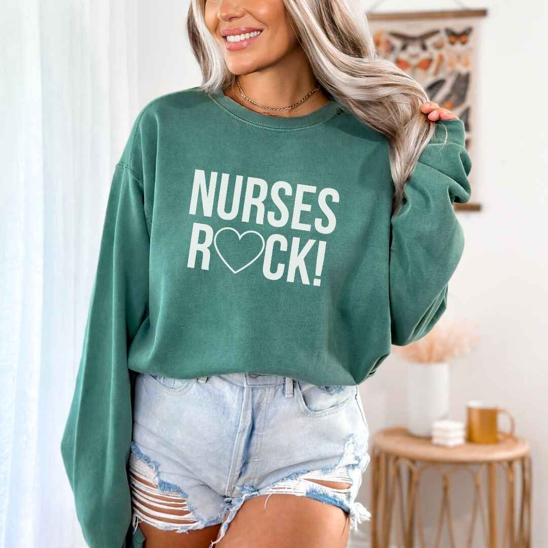 Nurses Rock Sweatshirt