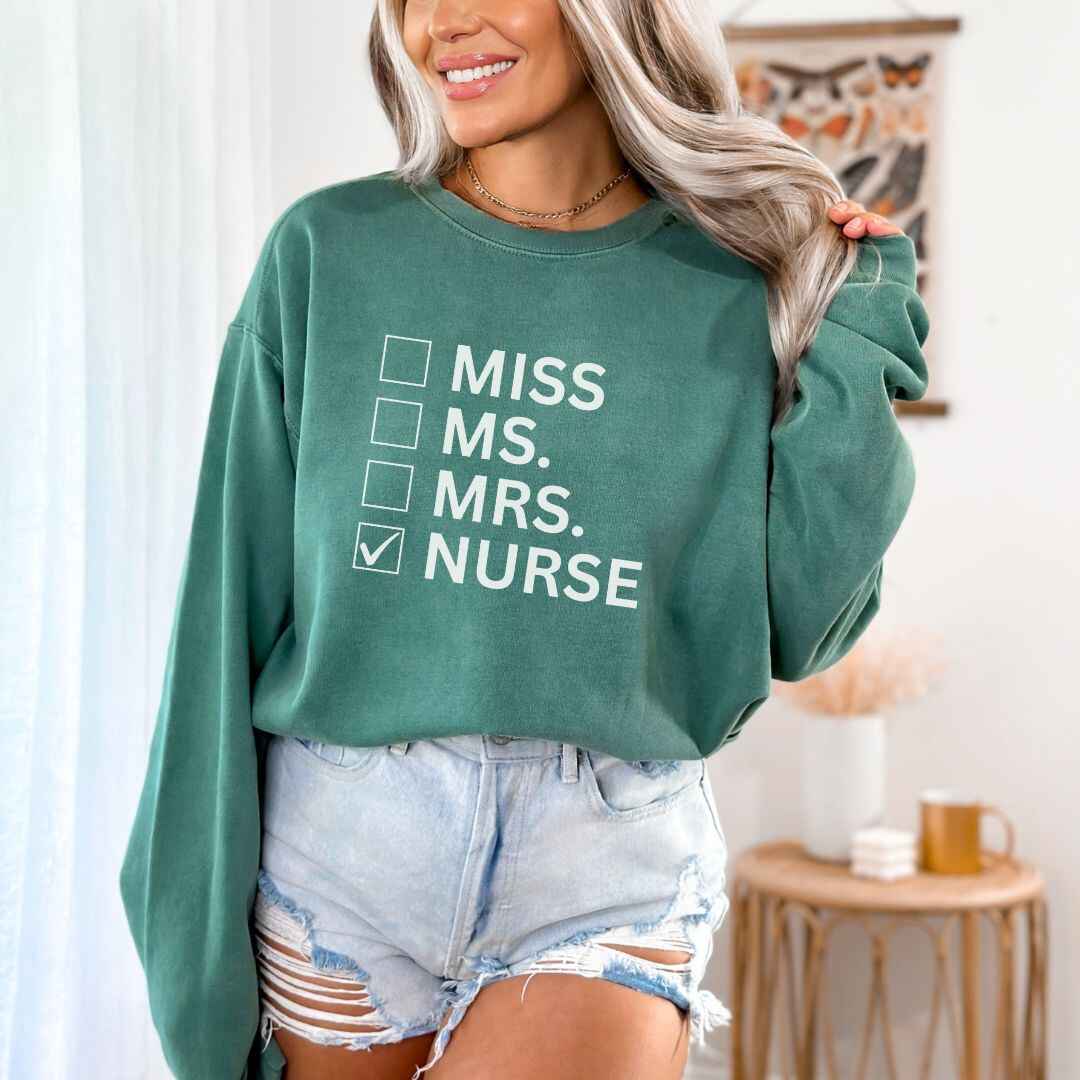 Nurse Checkbox Sweatshirt