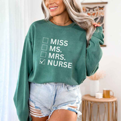 Nurse Checkbox Sweatshirt