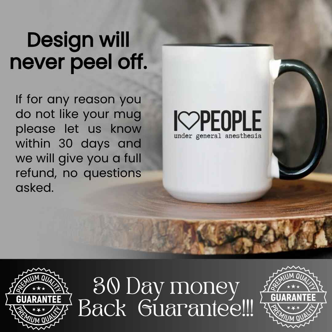 I Love People Funny Mug