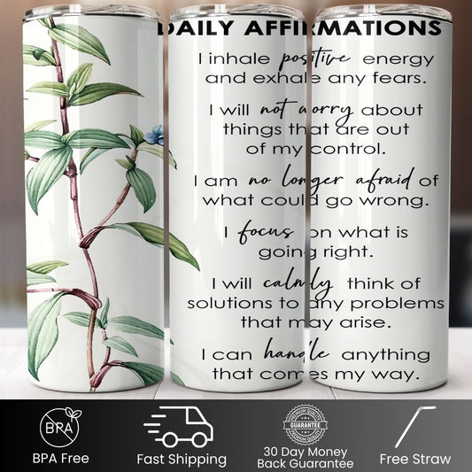 Daily Affirmations 20oz Tumbler