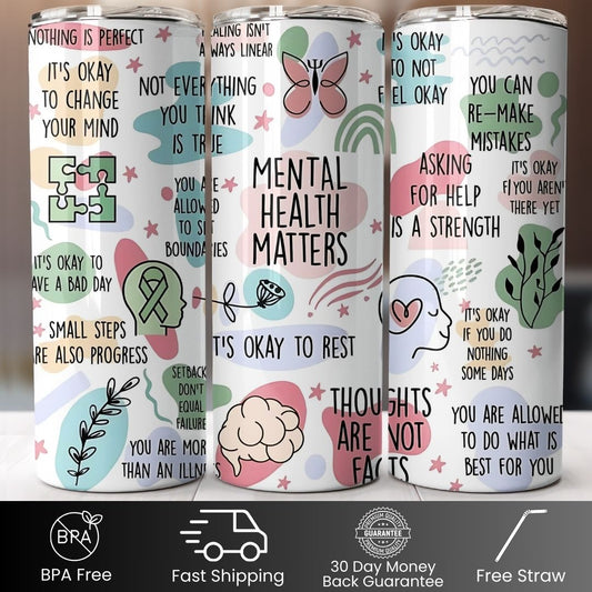 Mental Health Matters 20oz Tumbler