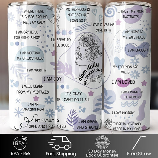 Mother Daily Affirmations 20oz Tumbler