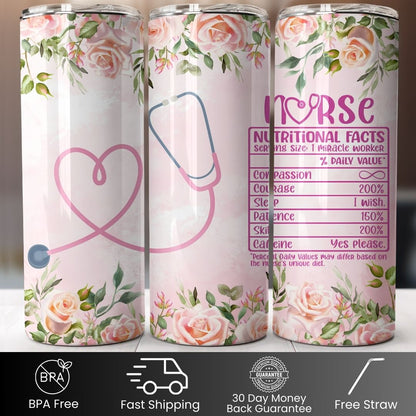 Rose Nutritional Facts  20oz Tumbler