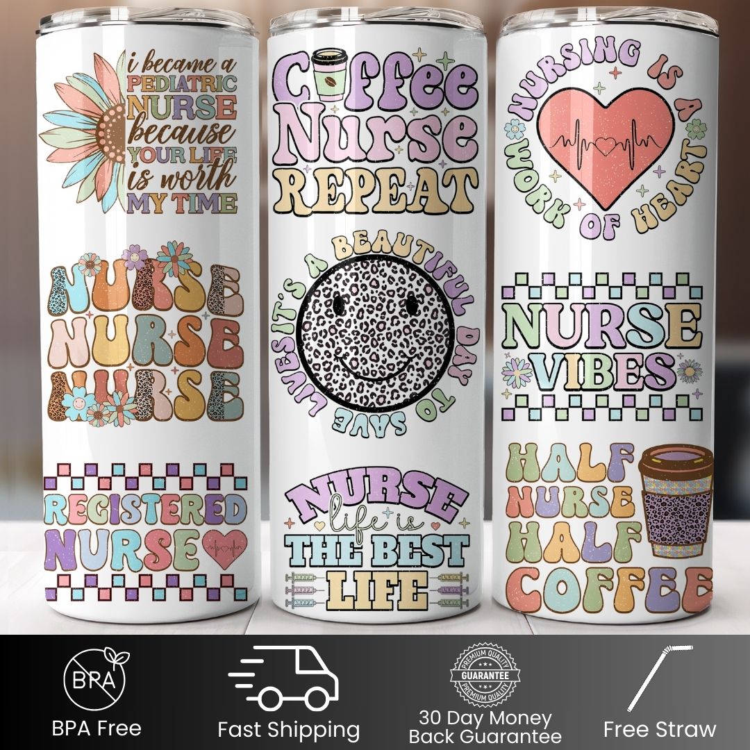 Coffee, Nurse, Repeat 20oz Tumbler