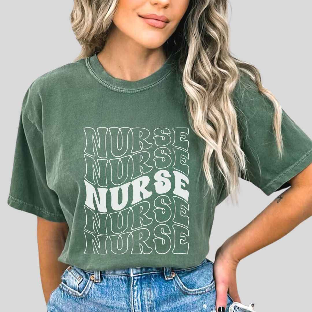 General Nurse Wavy Nurse T-shirt