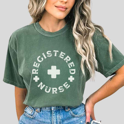 Rustic Registered Nurse T-shirt