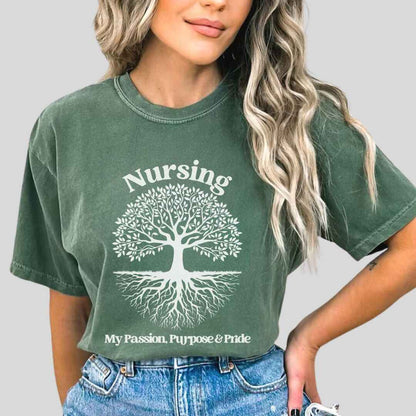 Nursing, My Passion, Purpose & Pride T-shirt