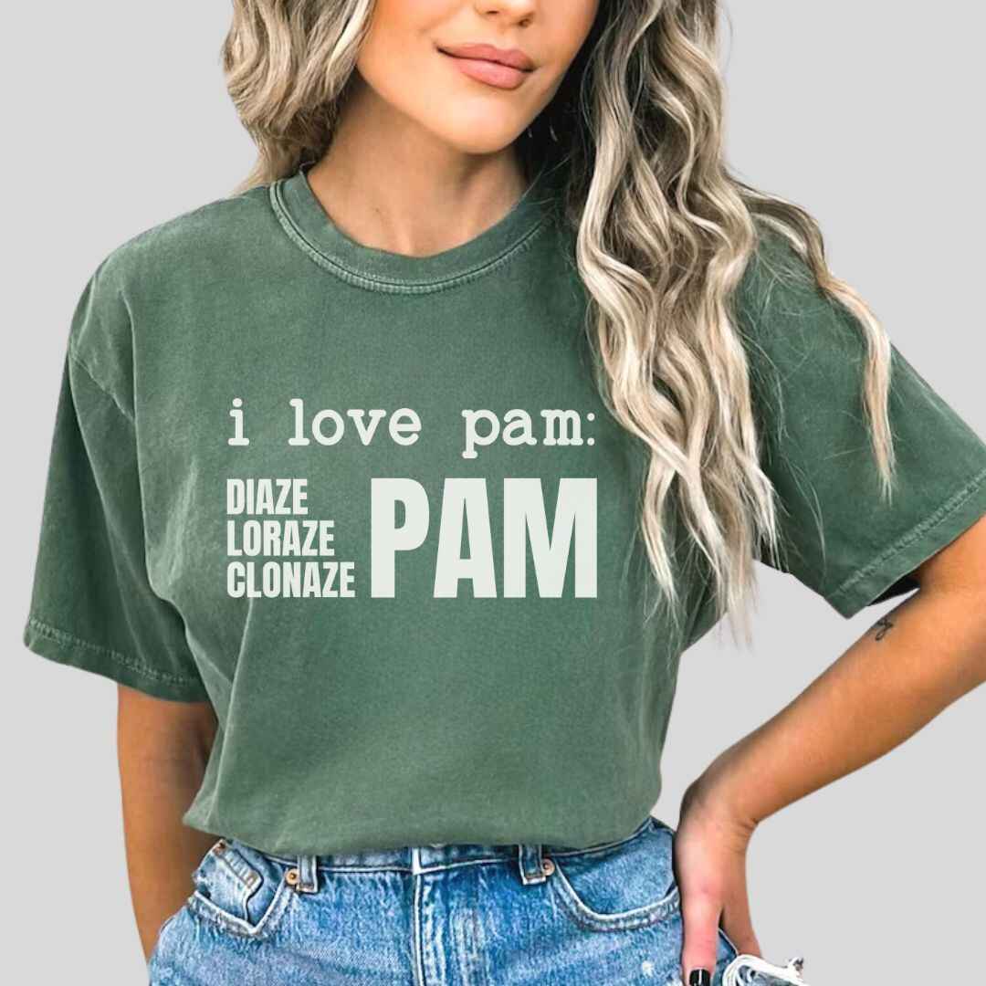 I Love Pam Funny T-shirt