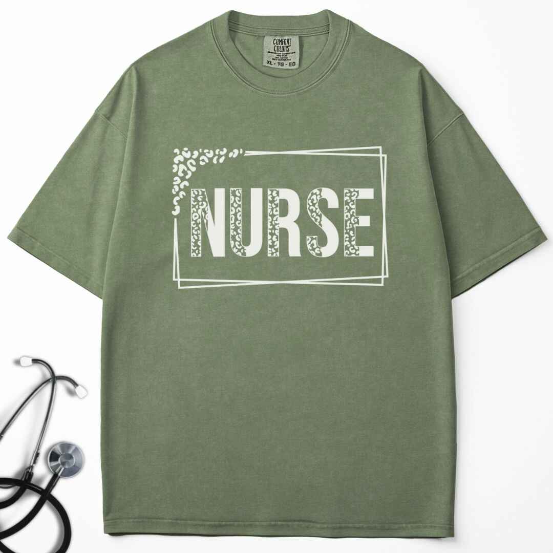 Nurse Leopard Print T-shirt