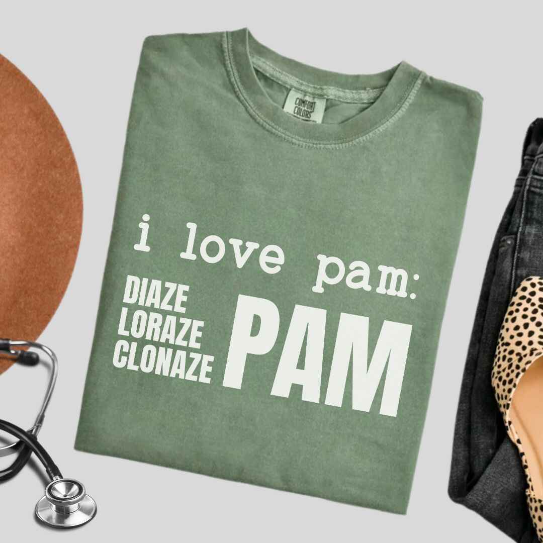 I Love Pam Funny T-shirt