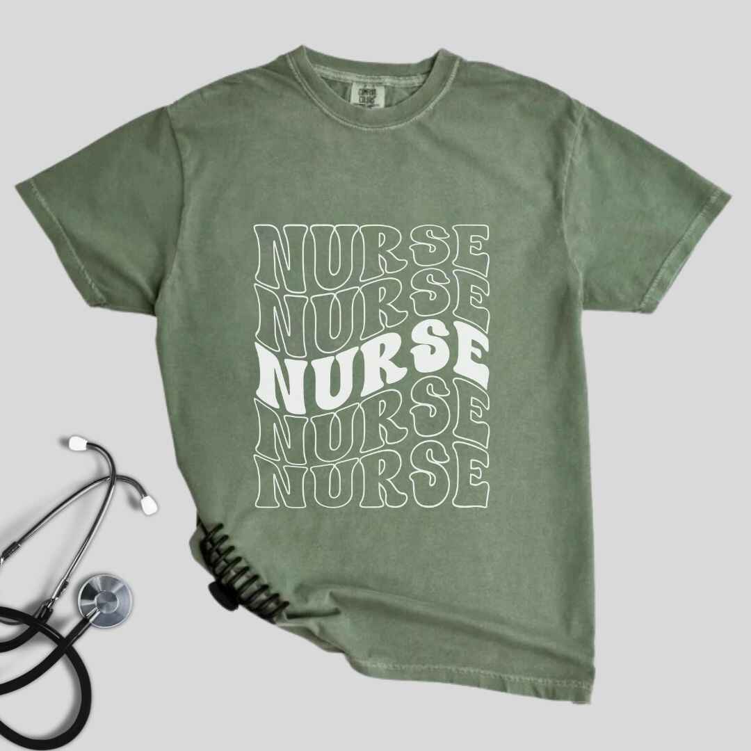 General Nurse Wavy Nurse T-shirt