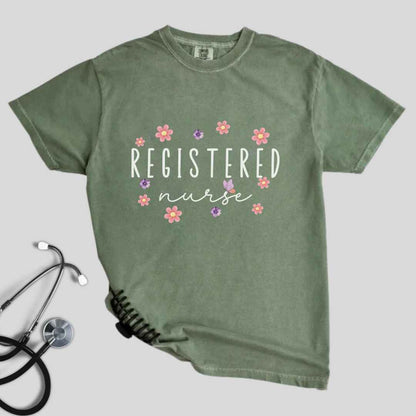 Registered Nurse Floral T-shirt