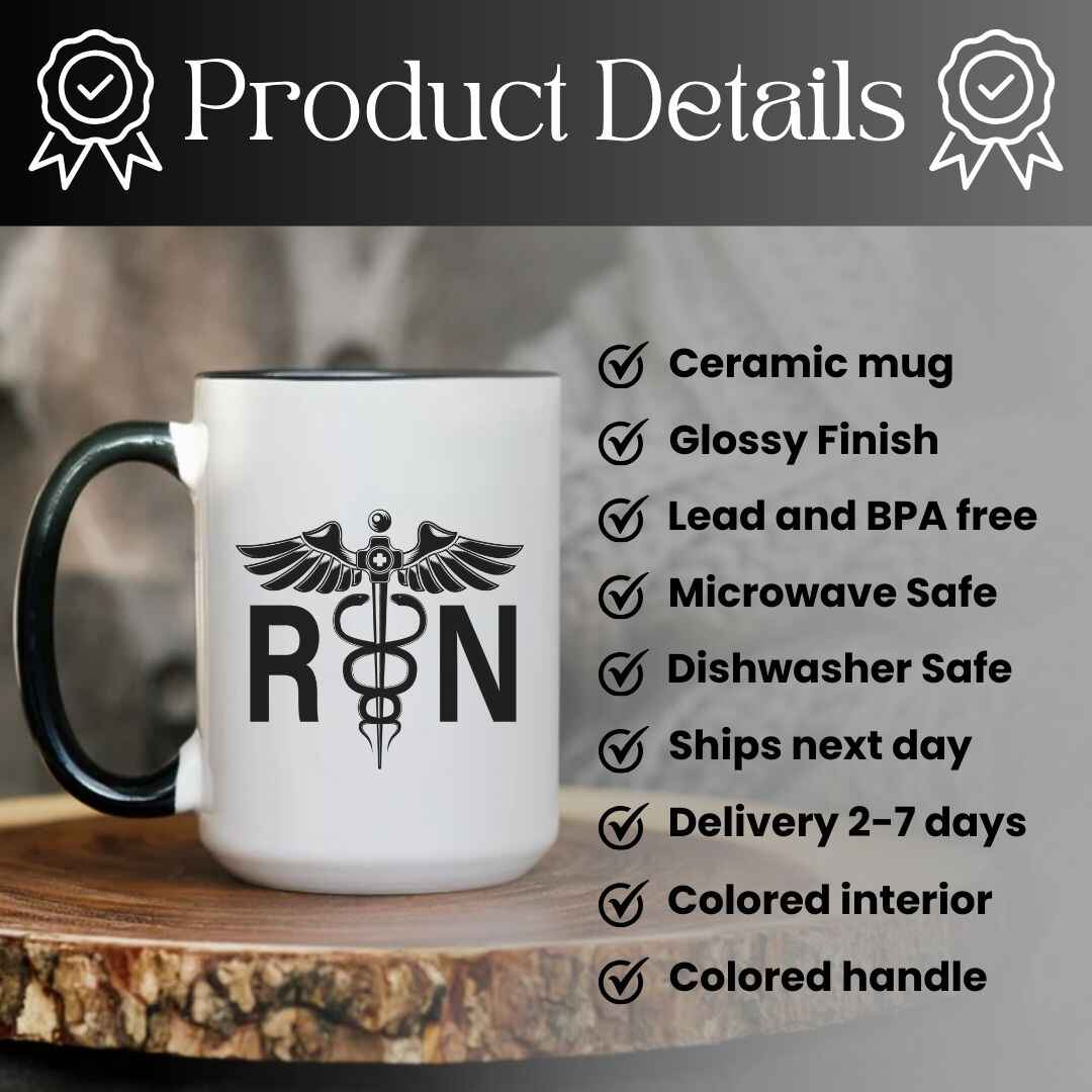 Registered Nurse _Medical Caduceus Symbol_ Mug