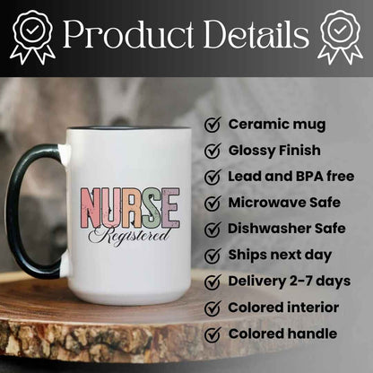 Registered Nurse Nutrition Facts Mug