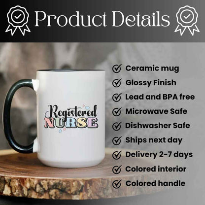 Registered Nurse Colorful Mug