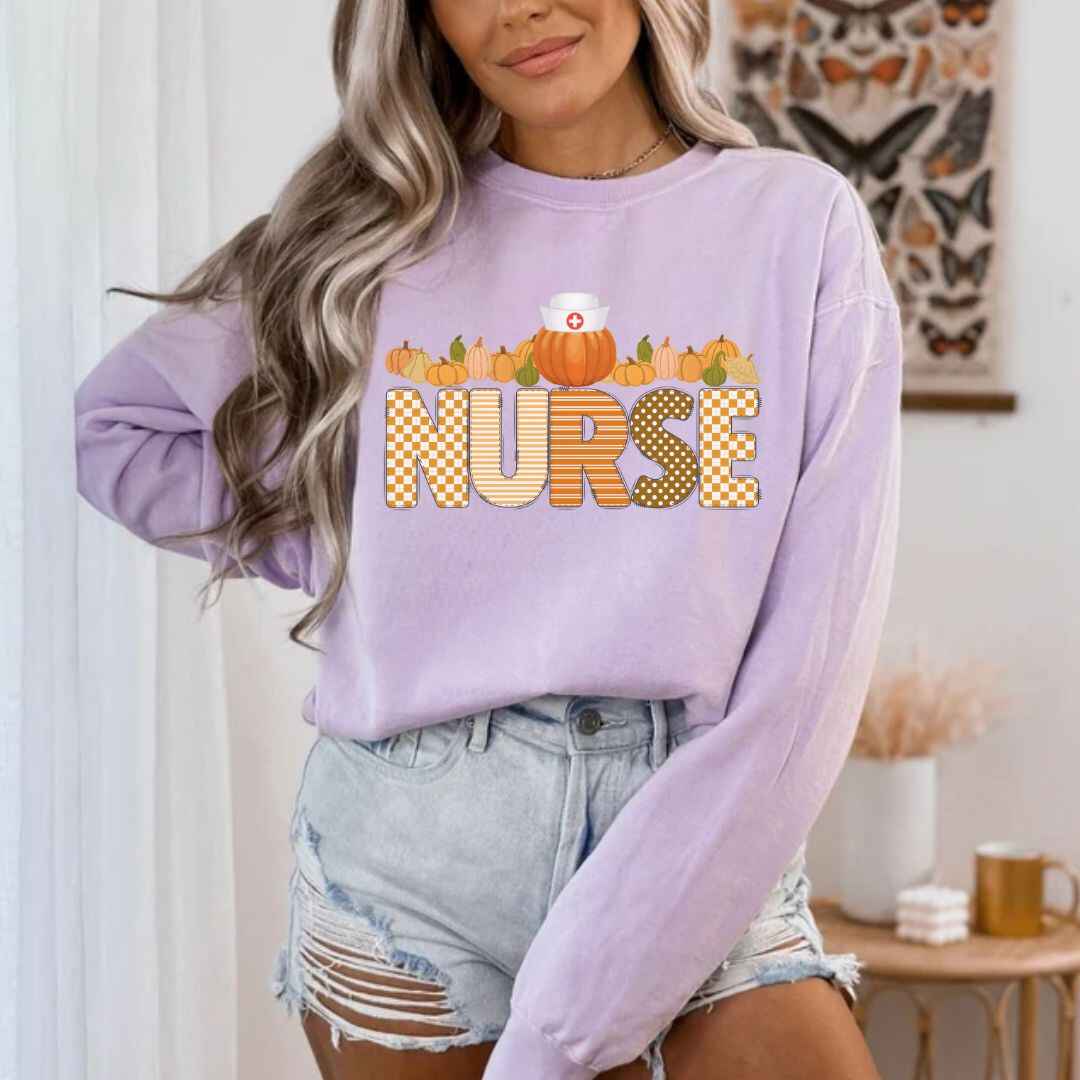 General Nurse Pumpkin Fall Sweatshirt