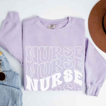 General Nurse Wavy Nurse Sweatshirt